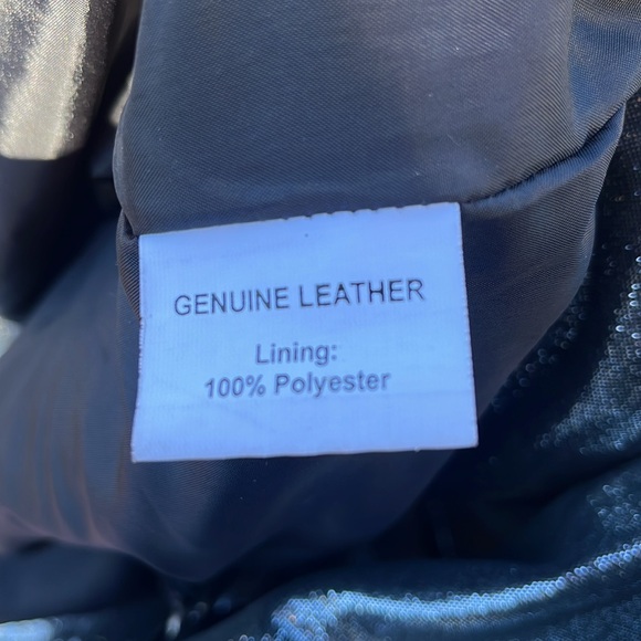 REBECCA MINKOFF Cropped Jett Moto Jacket - Silver - Picture 6 of 13